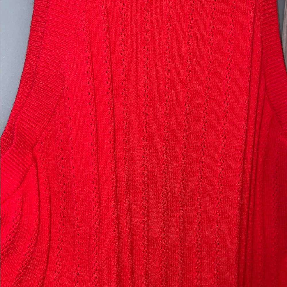 Skies Are Blue Vibrant Red Tank Top - Picture 3 of 6